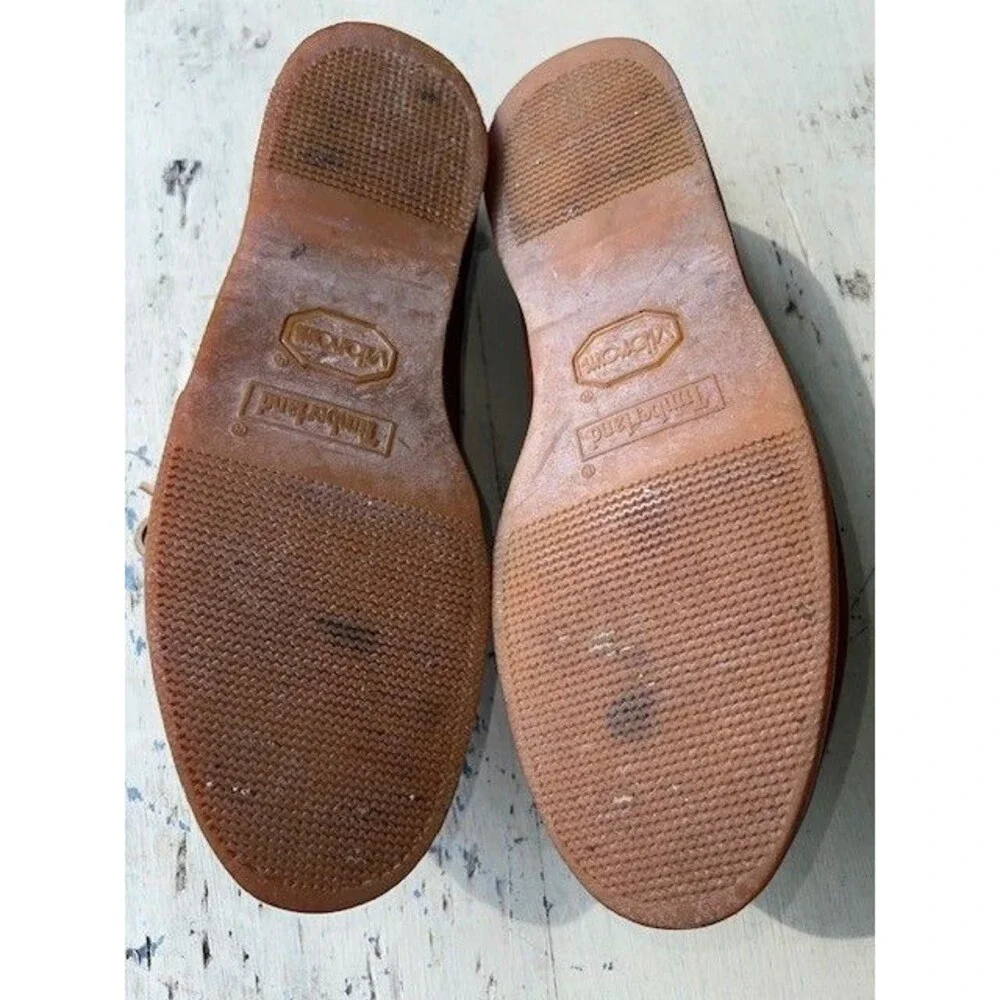 Timberland Men's sz 10 Brown Classic 2 Eye Boat Shoes VGC